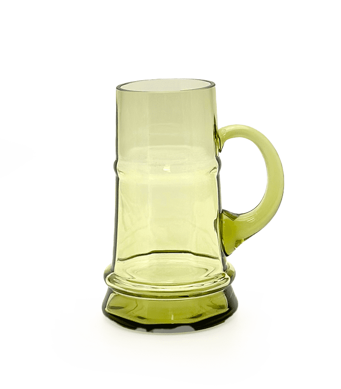 Skleněný půllitr lesní sklo