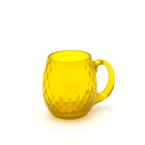 Třetinka káro žlutá