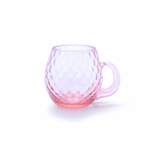 Půllitr Káro růžová