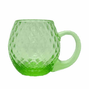 Půllitr 0,5l - Káro – uranová zeleň