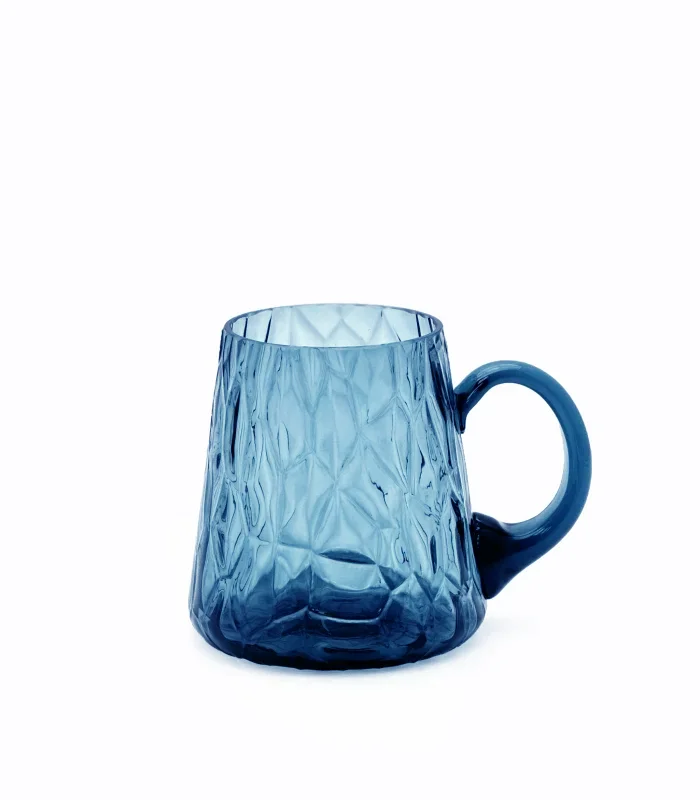 Půllitr 0,5l - Poly - modrý kouř