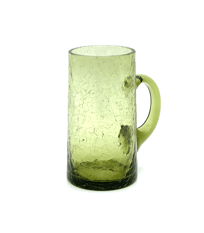 Skleněný Půllitr lesní sklo