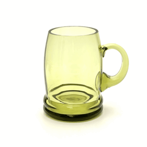 Skleněný půllitr historický lesní sklo