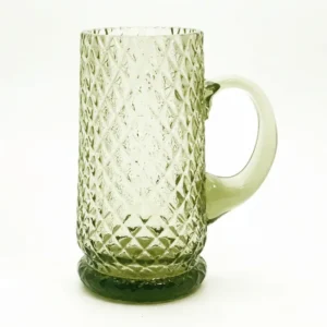 Půllitr 0,5l - Káro - lesní zelená