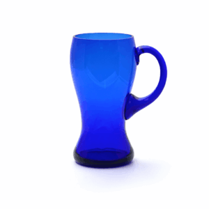 Skleněný půllitr tmavě modrá
