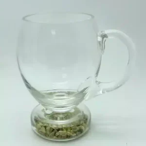 Půllitr - kámen granát zelený