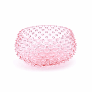 Skleněná Mísa Ananas růžová
