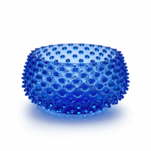 Mísa skleněná ananas modrá