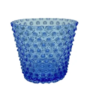 Váza, Svícen, Květináč, Mísa 16cm - Hobnail – Ananas – sv. modrá