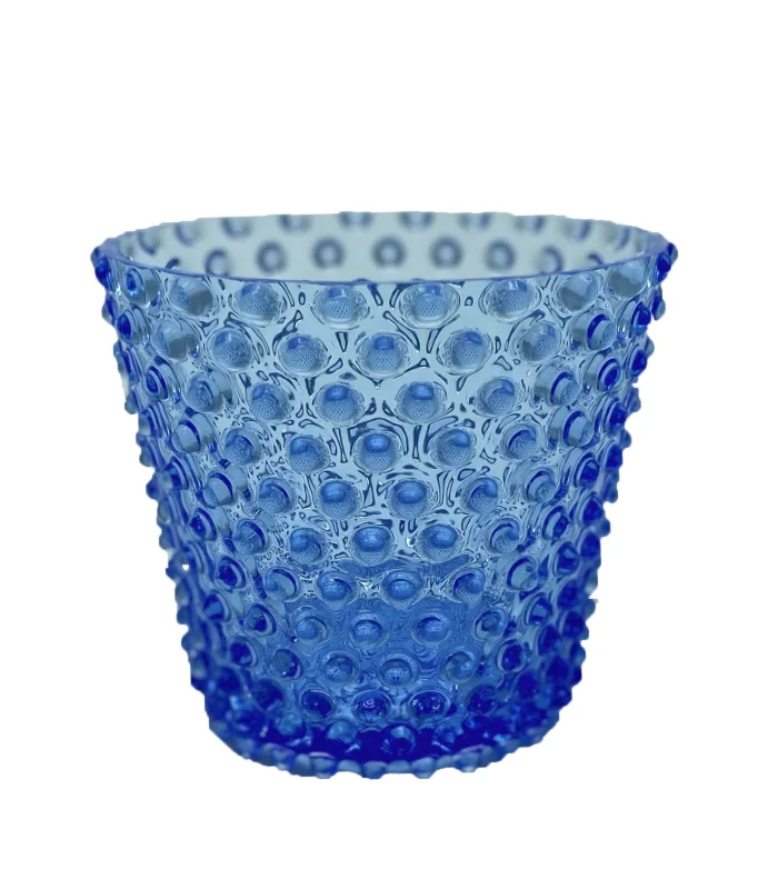 Váza, Svícen, Květináč, Mísa 16cm - Hobnail – Ananas – sv. modrá