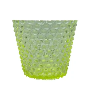 Váza,Svícen,Květináč,Mísa 16cm - Hobnail - Ananas -uranová žluť