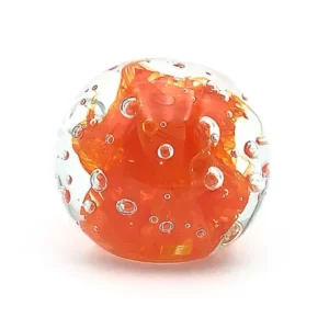 Skleněné těžítko - 2.čakra - paperweight