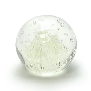 Skleněné těžítko s modrým pigmentem