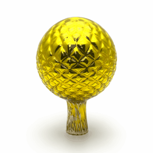 Zahradní dekorace-koule na plot stříbřená