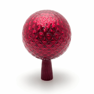 Koule na plot - stříbřená