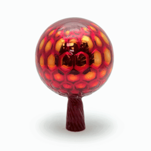 Koule na plot - stříbřená