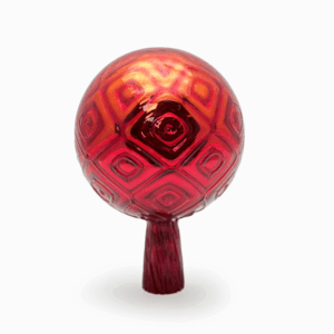 Koule na plot - stříbřená