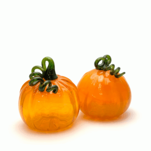 Skleněná dýně oranžová pumpkin