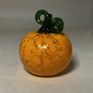 Skleněná dýně oranžová průměr cca 10-12cm