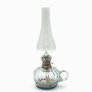 Petrolejová lampa Monika s ouškem světlý kouř