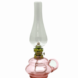 Petrolejová lampa Anna růžová