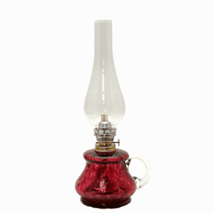 Petrolejová lampa Tereza vínová