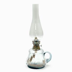 Petrolejová lampa Tereza s ouškem světlý kouř