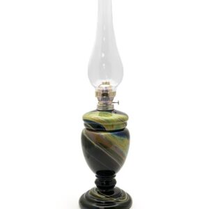 Petrolejová lampa Filoména duhová