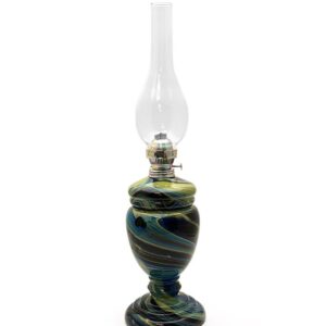 Petrolejová lampa Filoména duhová