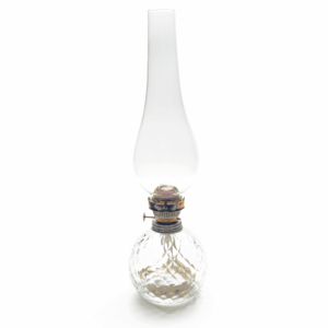Petrolejová lampa Káro křišťál