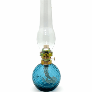 Petrolejová lampa modrý kouř