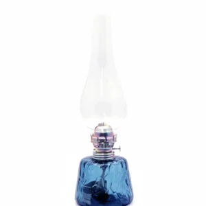 Petrolejová lampa - Poly - modrý kouř