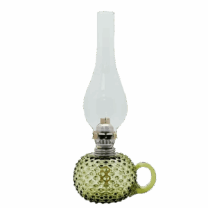 Petrolejová lampa Ema - Hobnail - Ananas - lesní zelená ucho