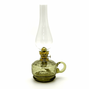 Petrolejová lampa lesní zelená
