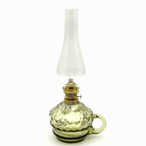 Petrolejová lampa lesní zelená kerosene lamp