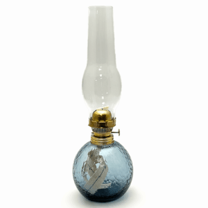 Petrolejová lampa modrý kouř