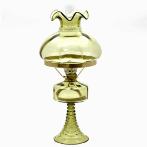 Petroloejová lampa Petra se stínidlem lesní zelená