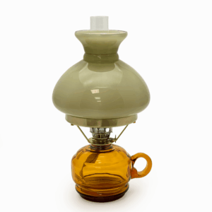 petrolejová lampa s ouškem amber
