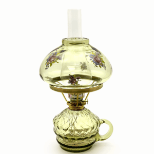 Petrolejová lampa lesní zeloená kerosene lamp