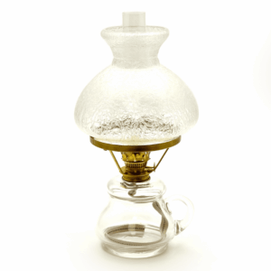 Petrolejová lampa s ouškem křišťál