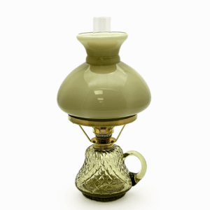 Petrolejová lampa lesní zelená kerosene lamp