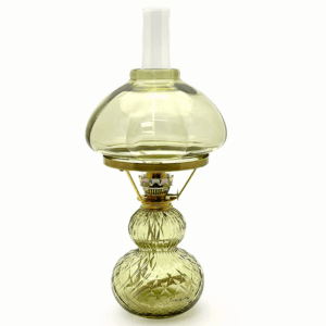 Petrolejová lampa lesní zelená kerosene lamp