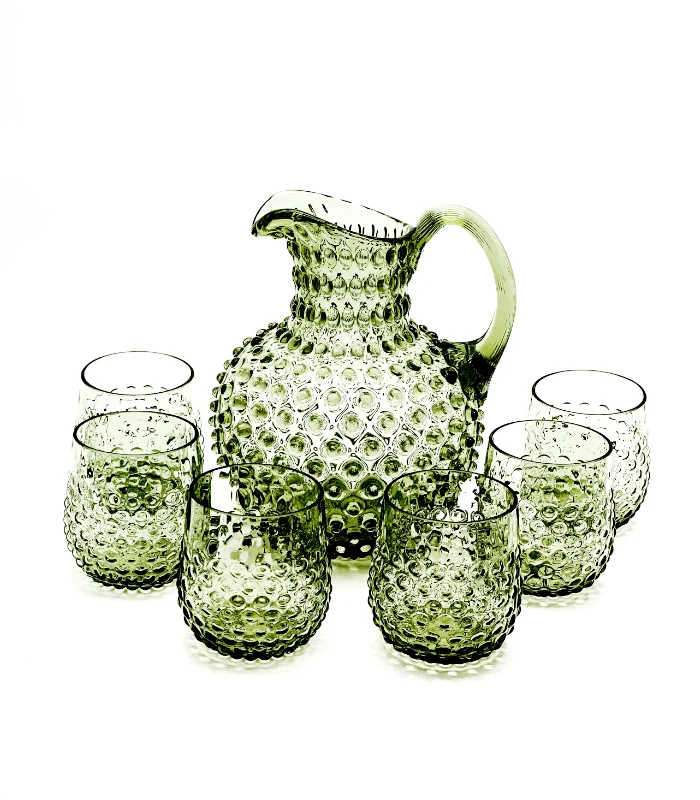 Sklenice 0,2l - Hobnail - Ananas - lesní zelená - Obrázek 4