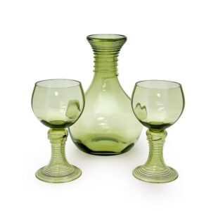 Dárková souprava lesní sklo zdobená