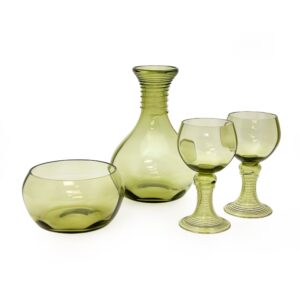 Dárková souprava zdobená lesní sklo