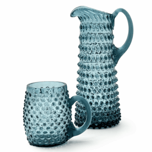 Kolekce ananas hobnail set na pivo modrý kouř