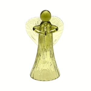 Skleněný anděl - zvonek