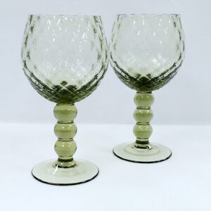 Sklenice 0,18l- Káro - lesní zelená - set 2ks