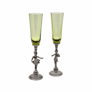 Svatební sklenice s cínem