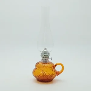 Petrolejová lampa Anna - Káro - amber